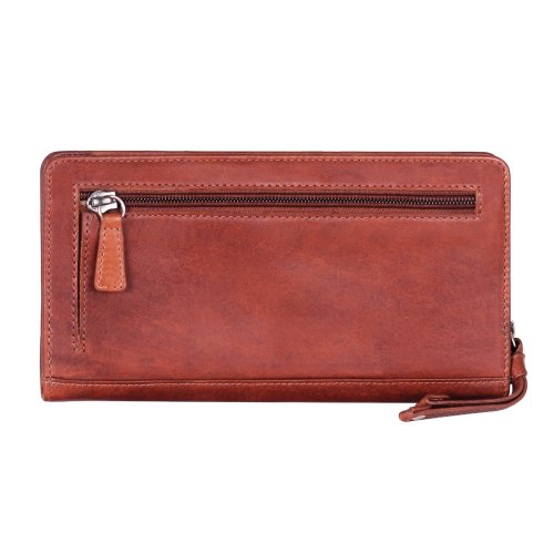 Portefeuille RFID zippé pour dames