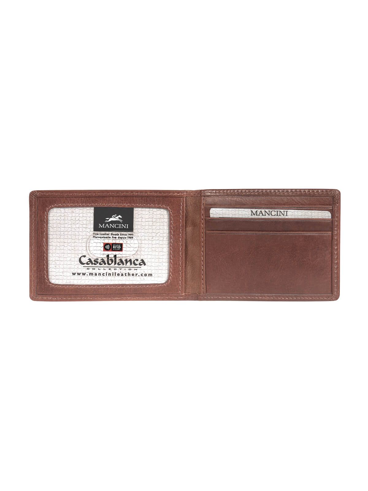 Men’s Billfold with Removable Passcase