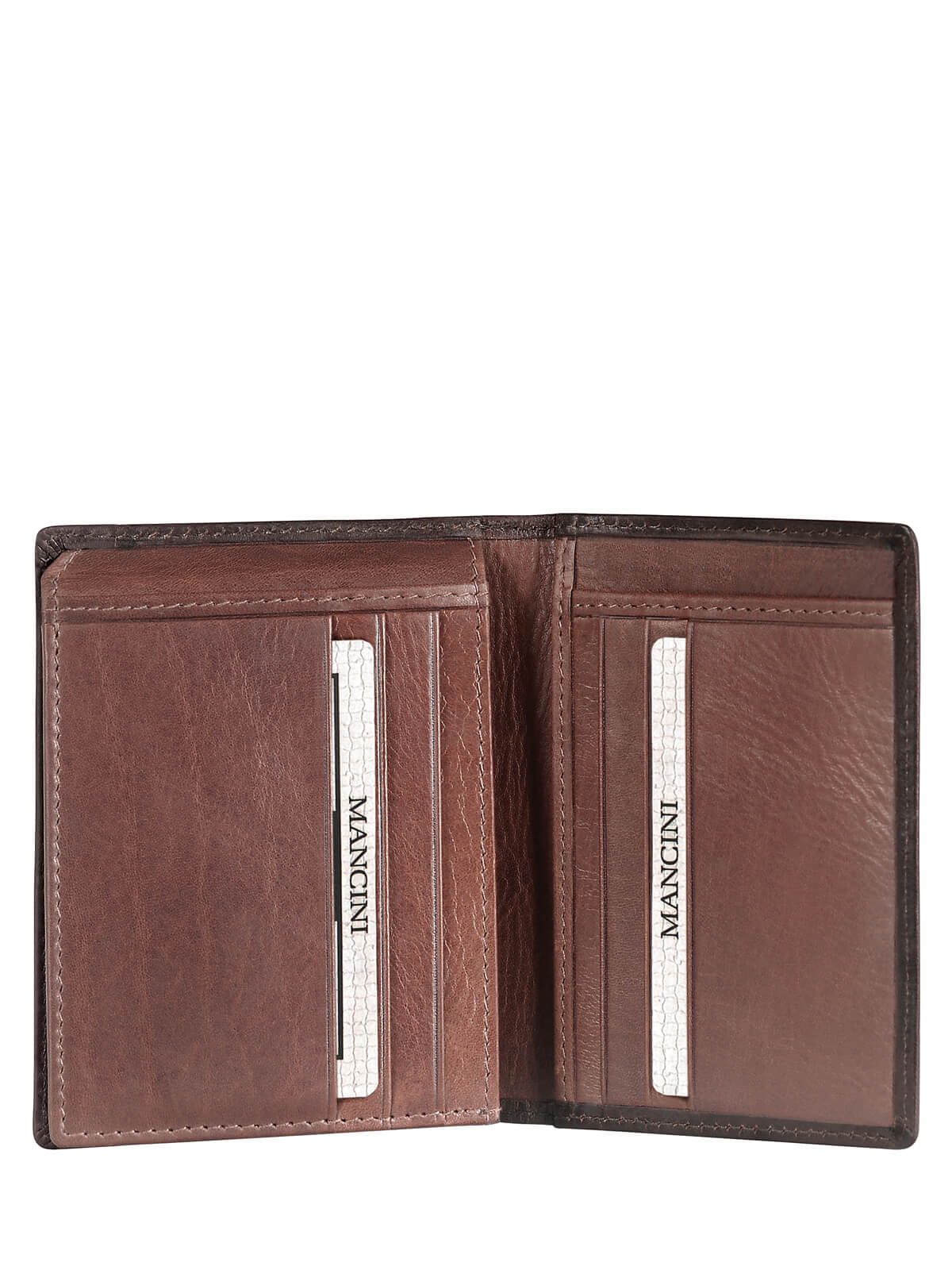 Portefeuille vertical avec volet pour hommes