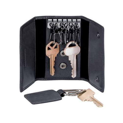 Porte-clefs à trois volets avec porte-clefs détachable