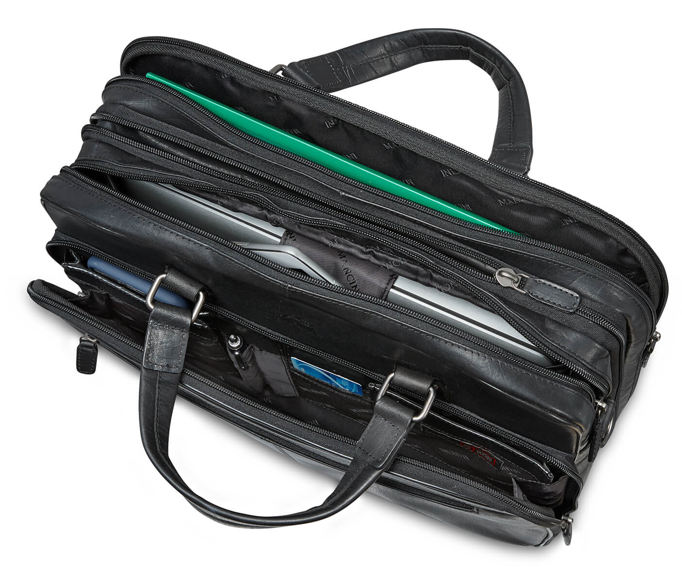 Expandable Double Compartment Briefcase for 15.6'' Laptop / Tablet