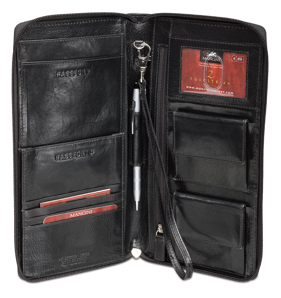 Organisateur de voyage / Passeport de luxe RFID Organisateur de voyage / Passeport de luxe RFID