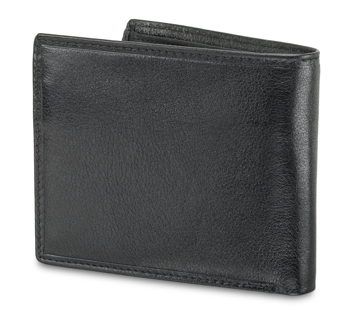Portefeuille pour hommes RFID avec volet au centre et pochette pour la monnaie