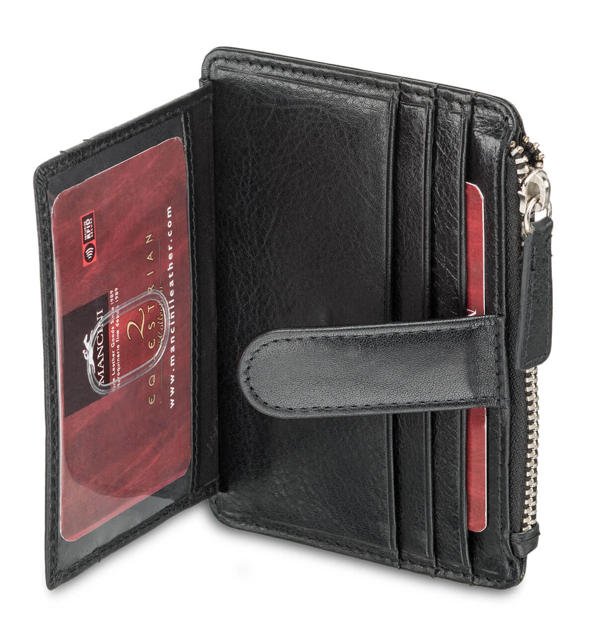 Porte-carte RFID avec pochette monnaie Porte-carte RFID avec pochette monnaie