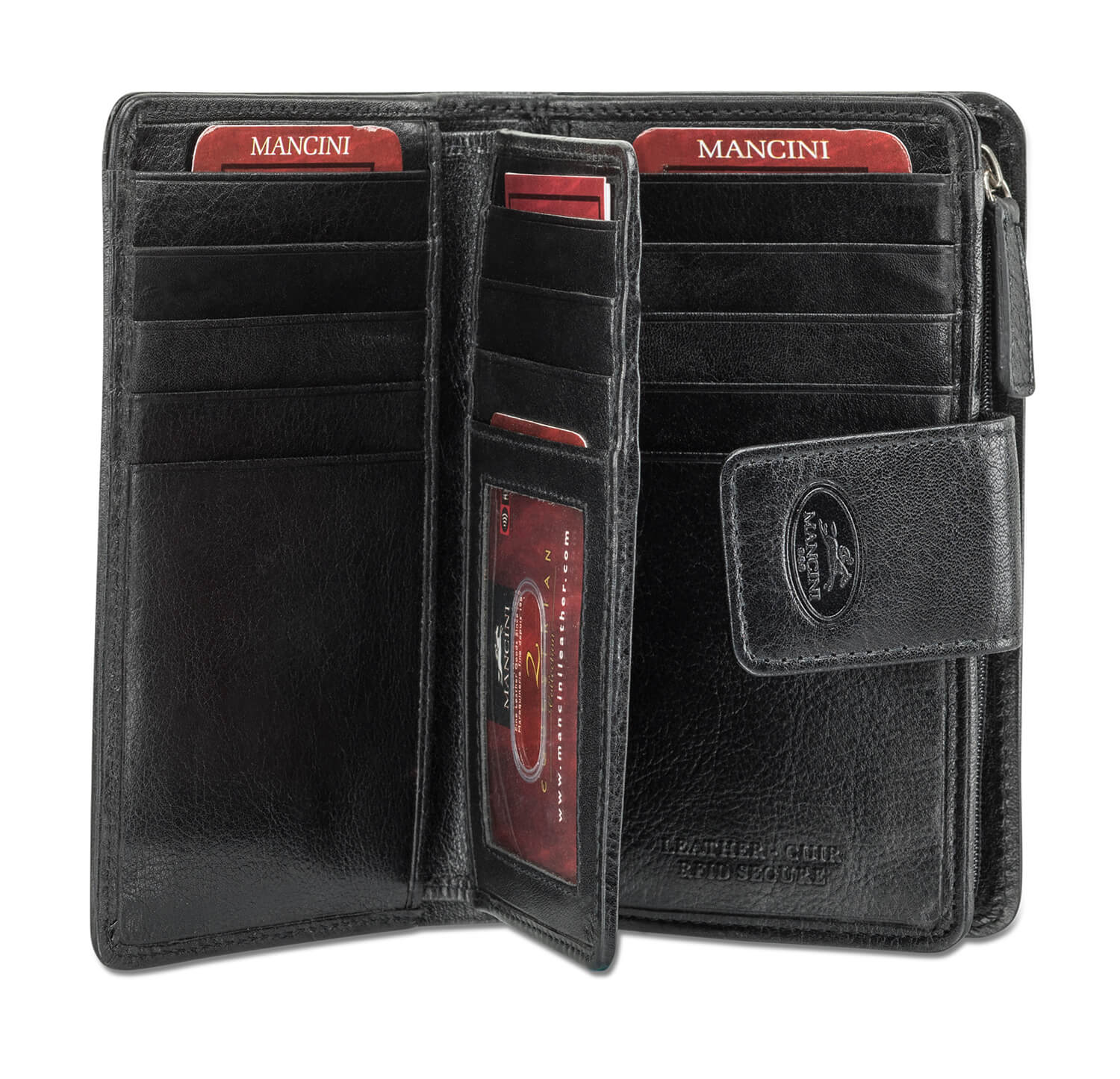 Portefeuille RFID moyen pour dames Portefeuille RFID moyen pour dames