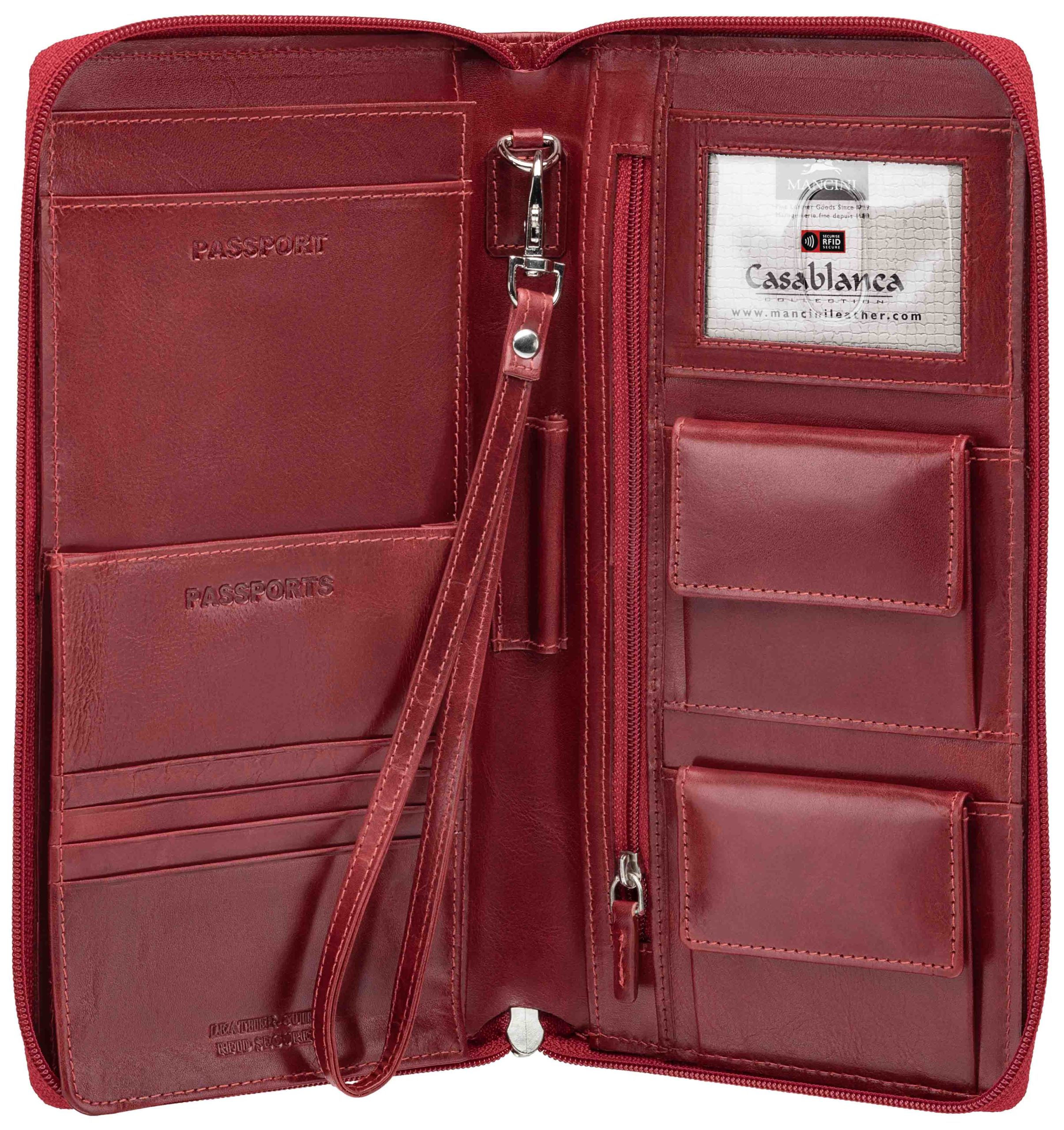 Organisateur de voyage / Passeport de luxe RFID