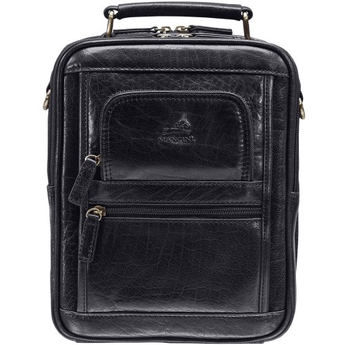 Large Unisex Bag with Zippered Rear Organizer