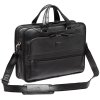 Triple Compartment Briefcase with RFID Secure Pocket for 15.6” Laptop / Tablet