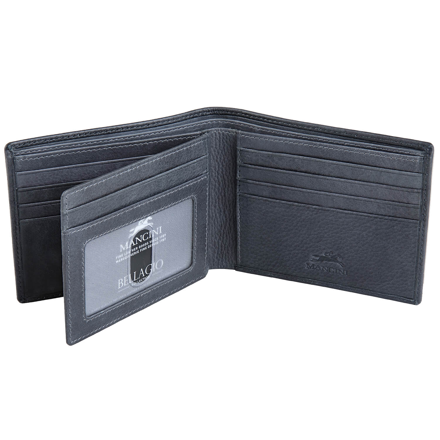 Portefeuille RFID avec volet au centre