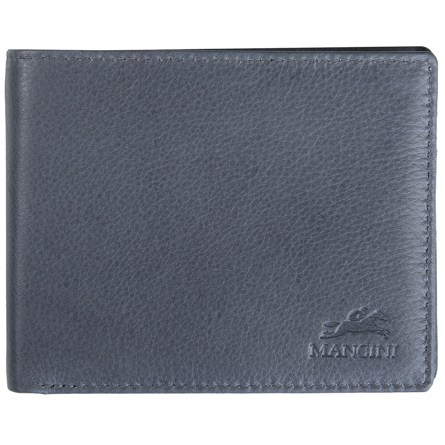 Portefeuille RFID avec volet au centre et pochette pour la monnaie Portefeuille RFID avec volet au centre et pochette pour la monnaie