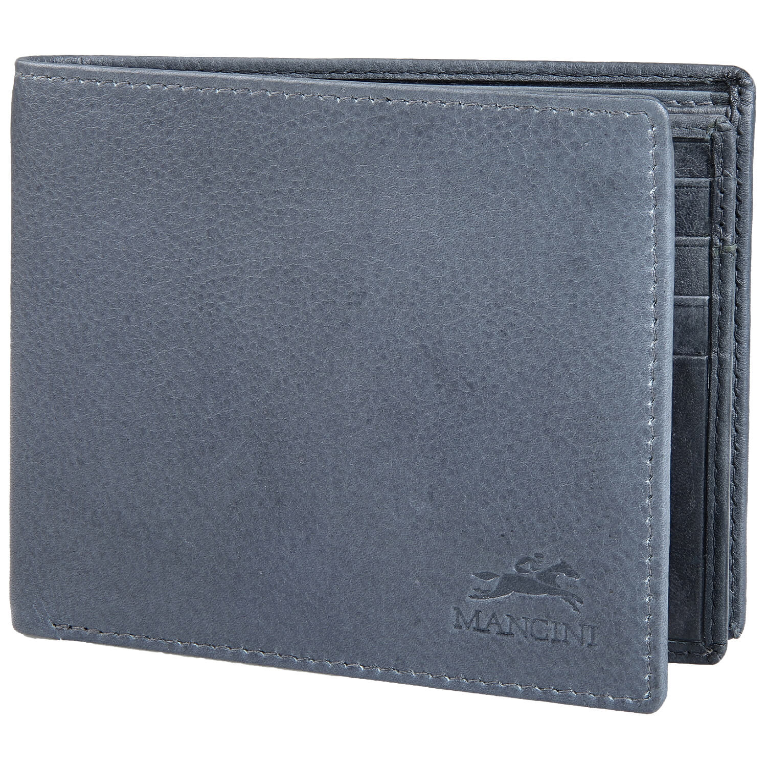 Portefeuille RFID avec volet au centre et pochette pour la monnaie Portefeuille RFID avec volet au centre et pochette pour la monnaie