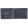 Portefeuille RFID avec volet au centre et pochette pour la monnaie Portefeuille RFID avec volet au centre et pochette pour la monnaie