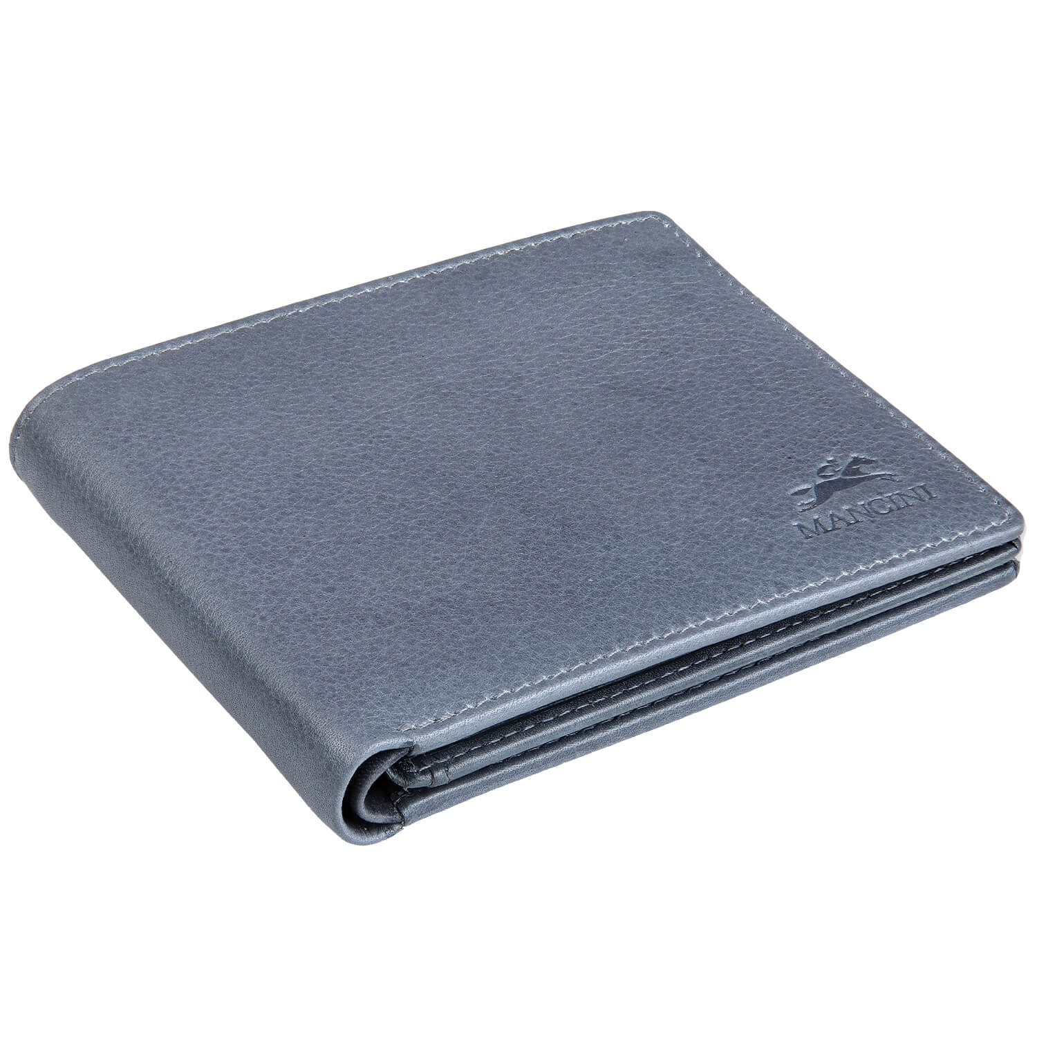 Portefeuille RFID avec volet au centre et pochette pour la monnaie Portefeuille RFID avec volet au centre et pochette pour la monnaie