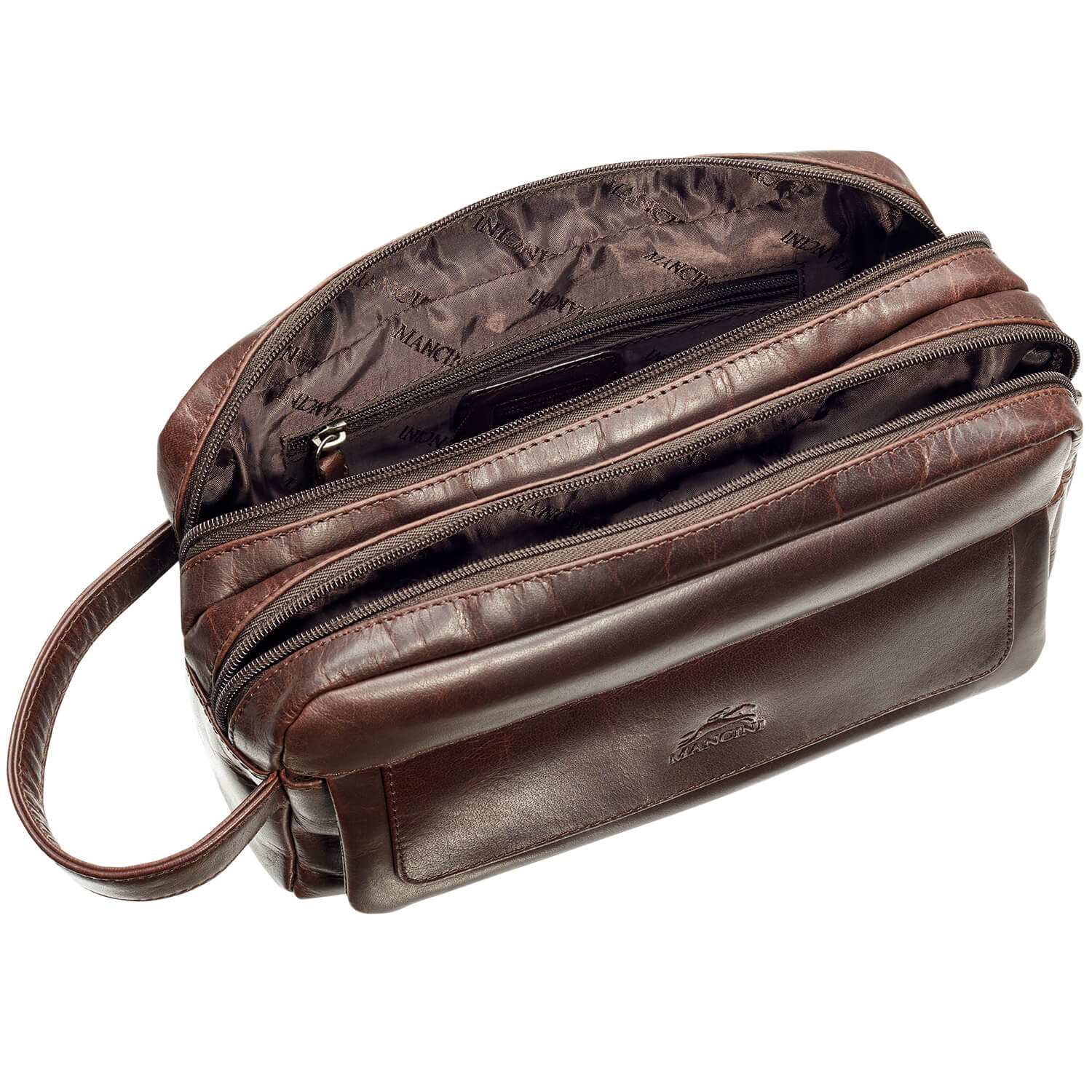 Trousse de toilette avec deux compartiments