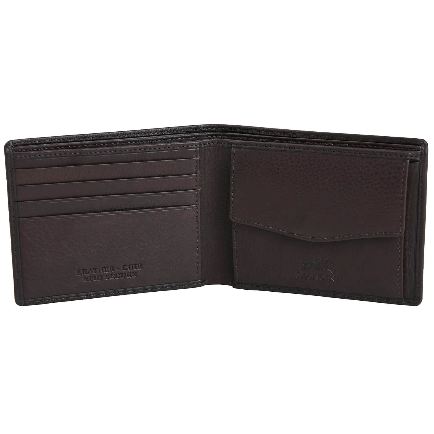 Portefeuille RFID pour hommes avec poche pour la monnaie Portefeuille RFID pour hommes avec poche pour la monnaie