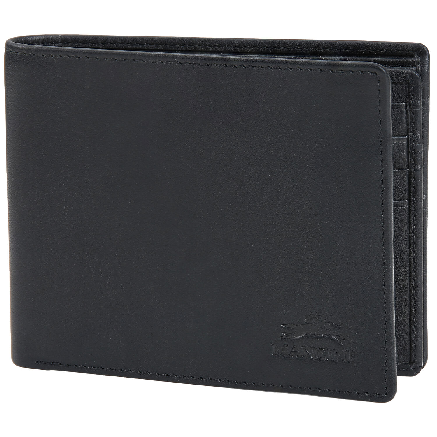 Portefeuille pour hommes avec volet au centre