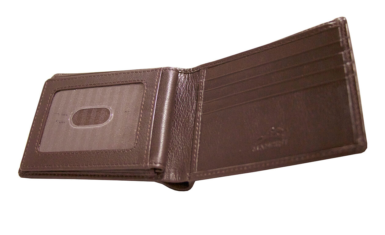 Men's RFID Secure Billfold with Removable Passcase