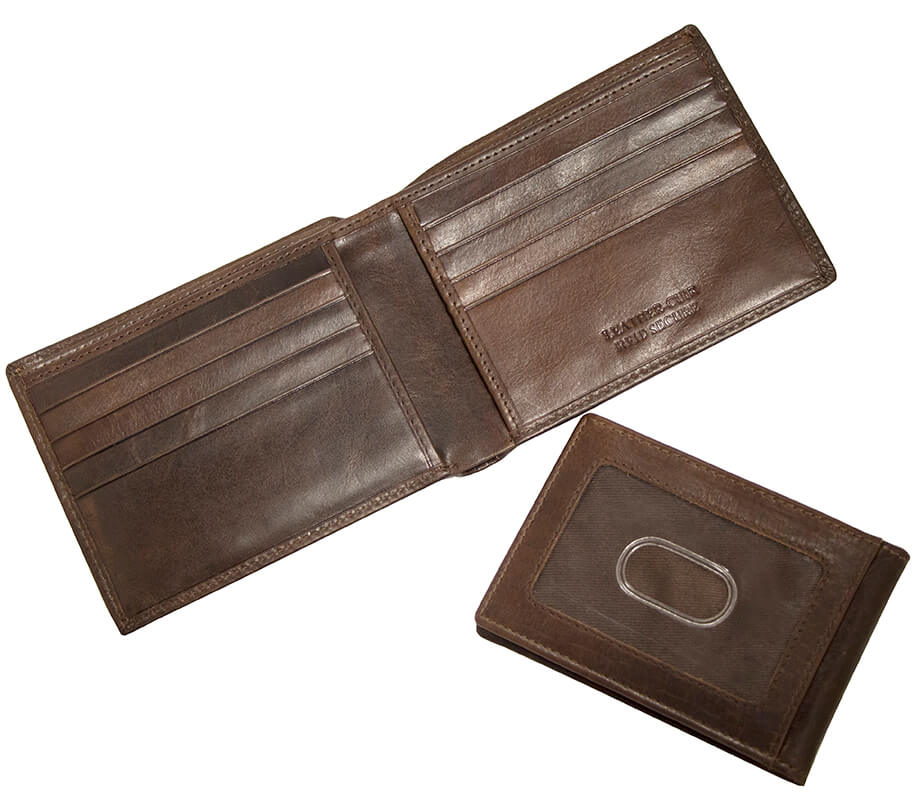 Men's RFID Secure Billfold with Removable Passcase