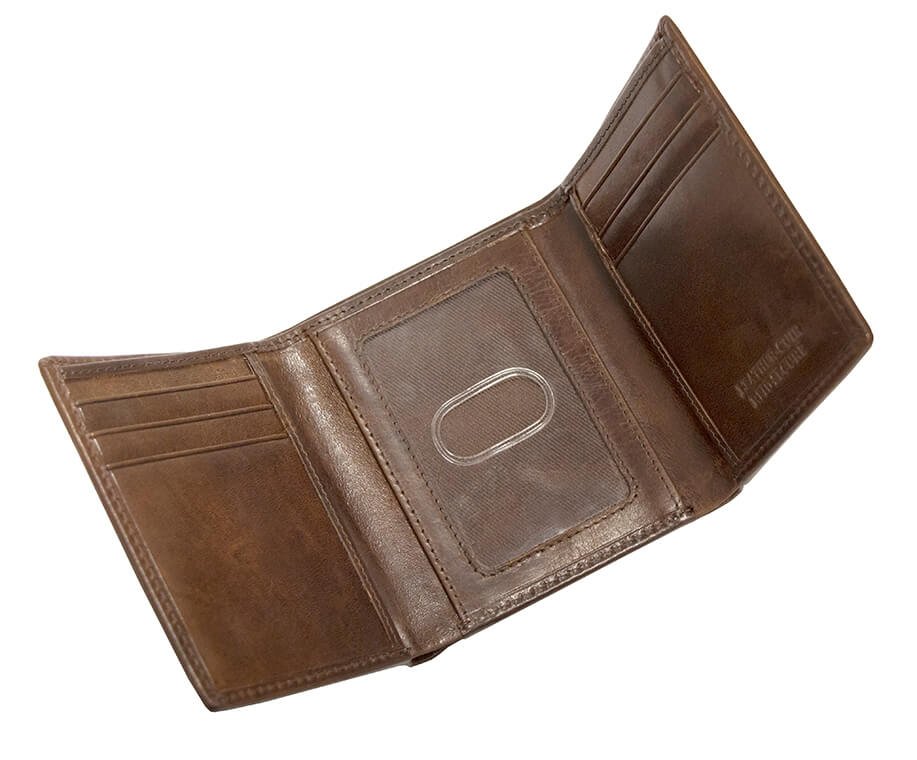 Portefeuille RFID à trois volets pour homme Portefeuille RFID à trois volets pour homme