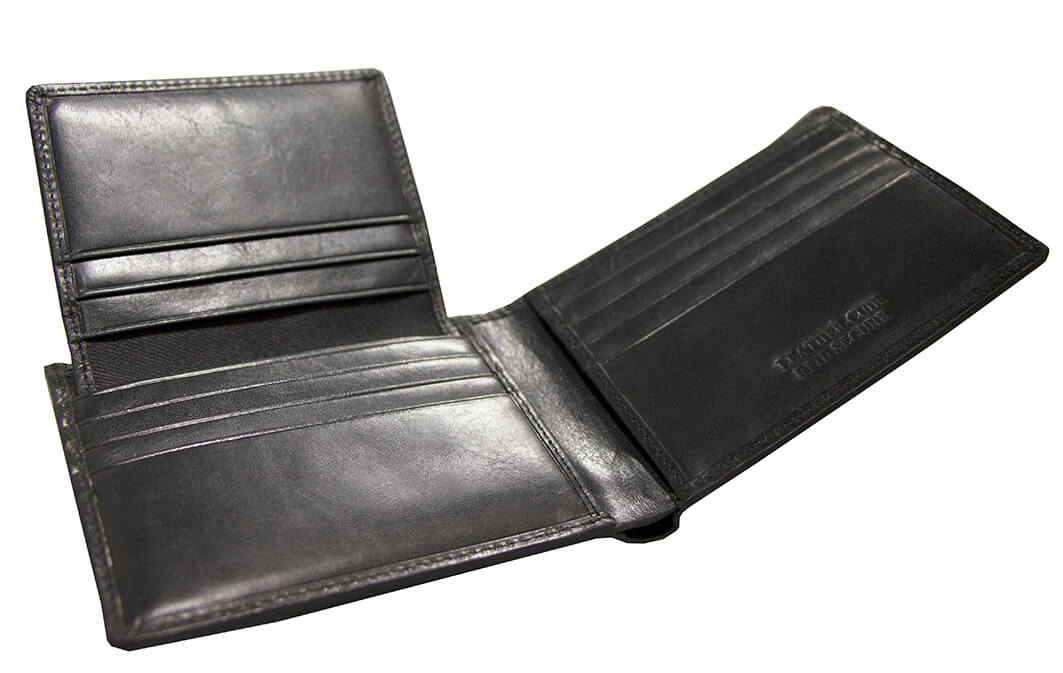 Portefeuille RFID avec porte-carte amovible pour homme