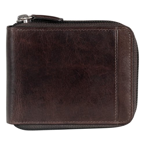 Men’s Zippered Wallet with Removable Passcase