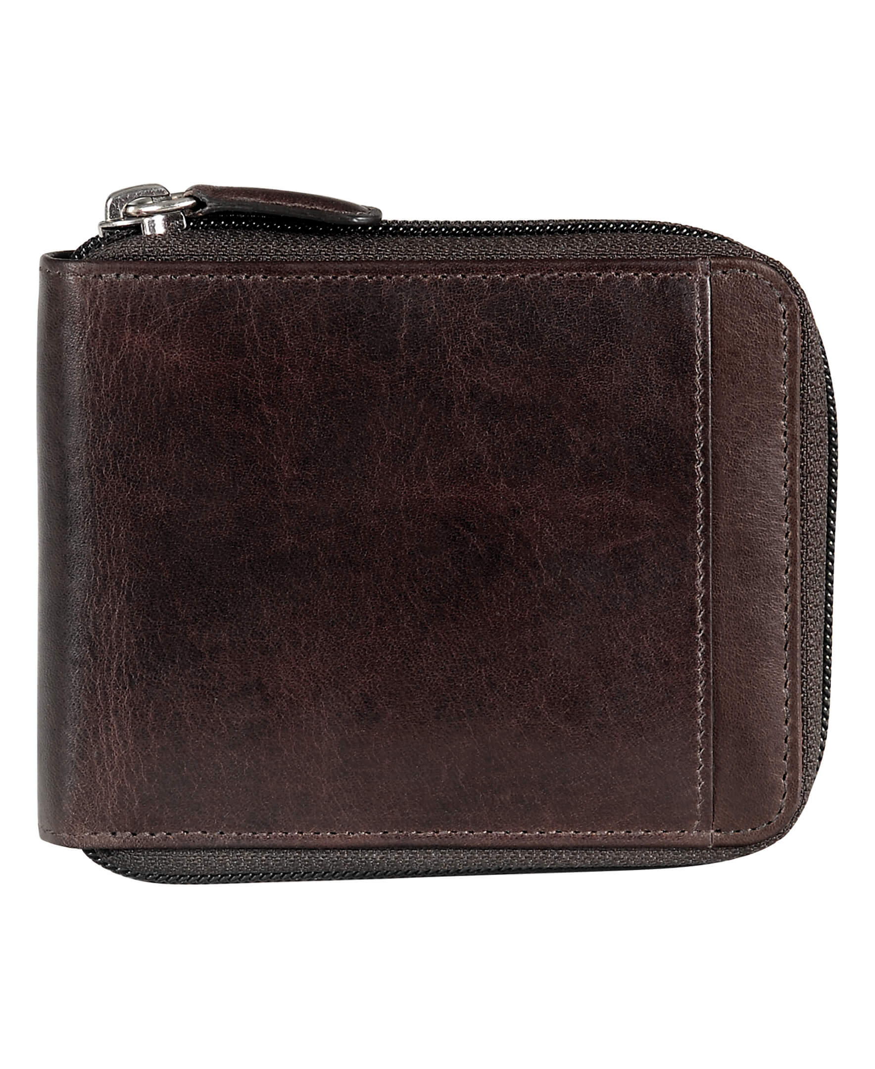 Men’s Zippered Wallet with Removable Passcase