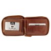 Men’s Zippered Wallet with Removable Passcase