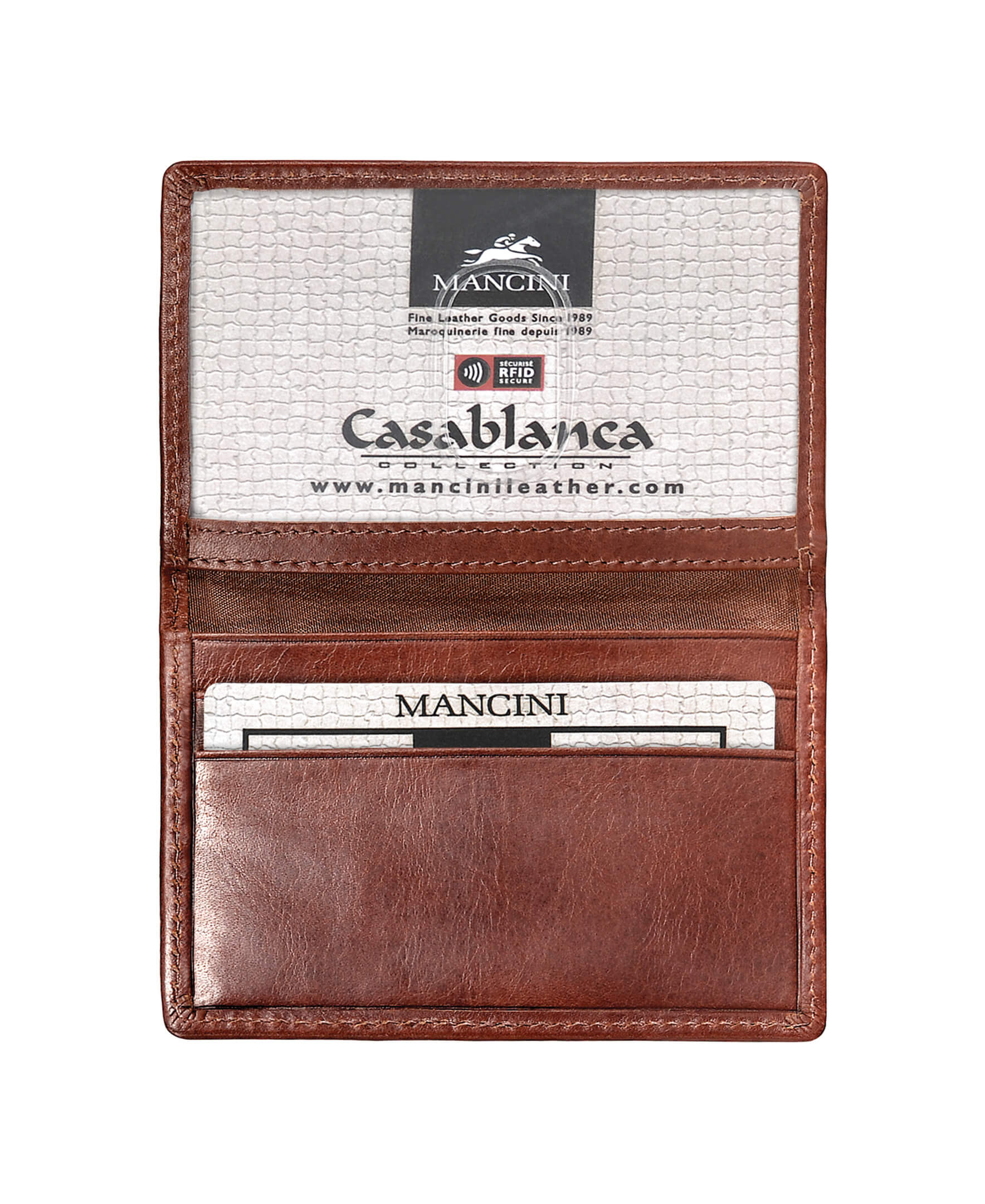 Men’s Zippered Wallet with Removable Passcase