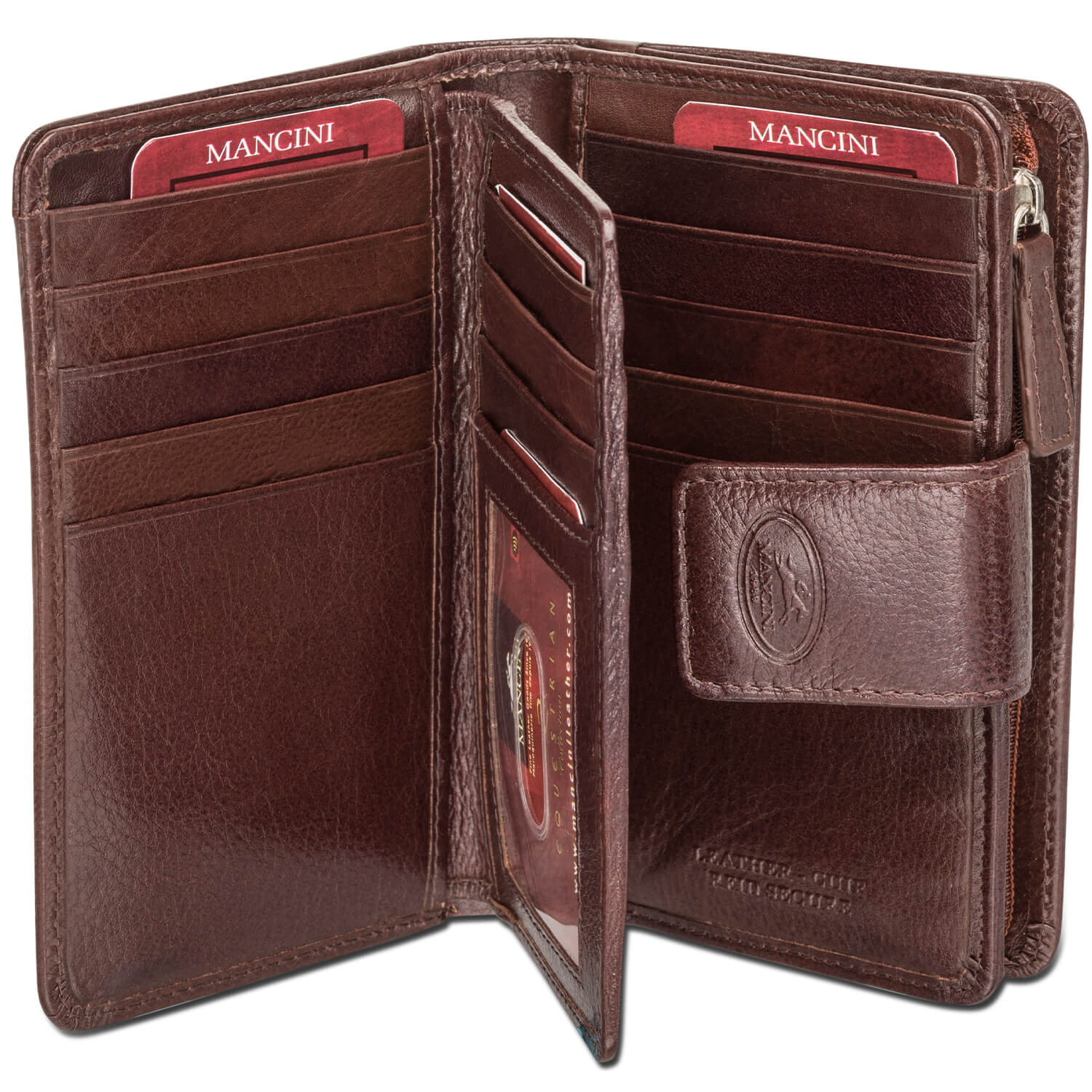 Portefeuille RFID moyen pour dames Portefeuille RFID moyen pour dames