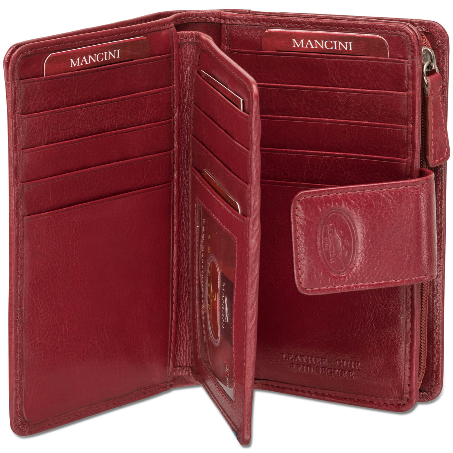 Portefeuille RFID moyen pour dames Portefeuille RFID moyen pour dames
