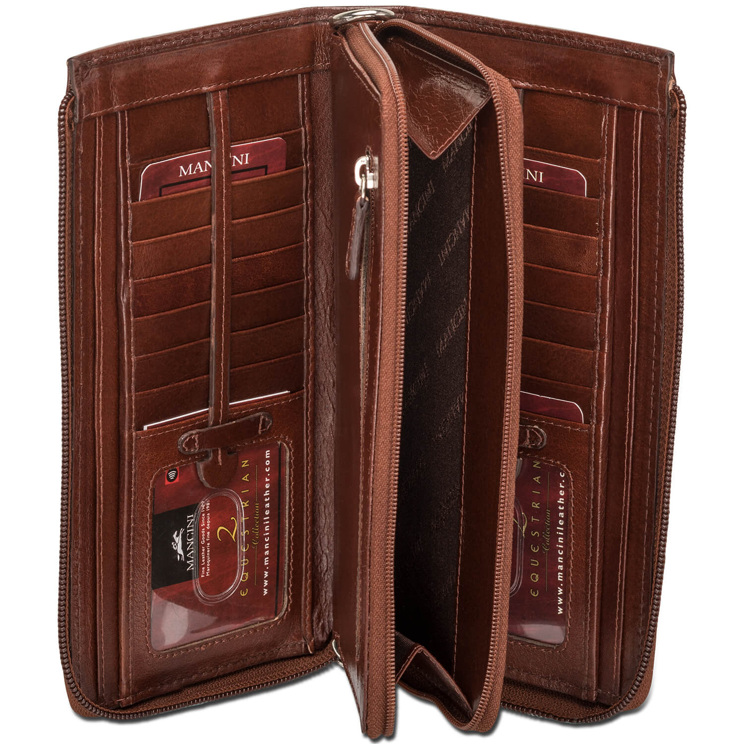 Portefeuille RFID Clutch pour dames