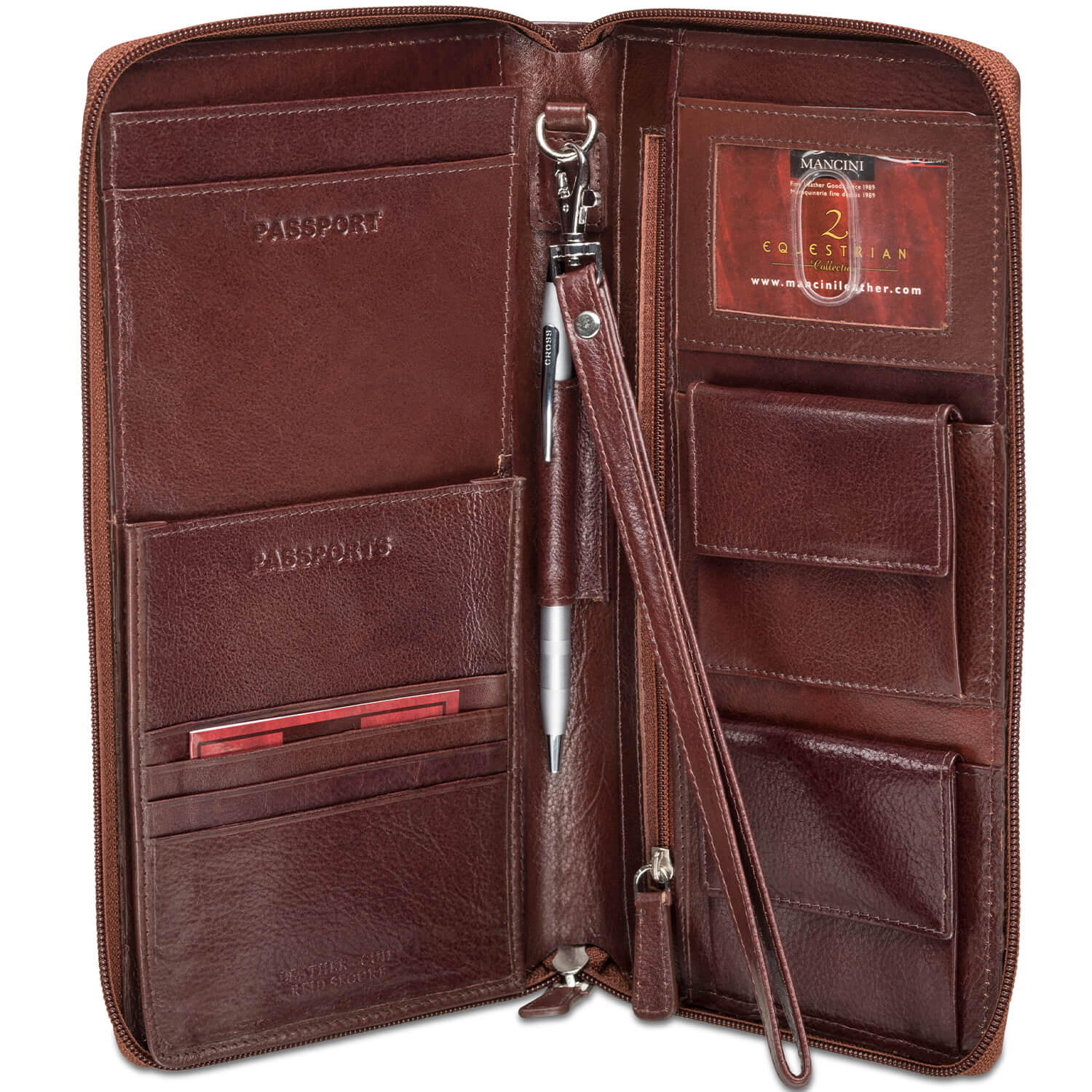 Organisateur de voyage / Passeport de luxe RFID Organisateur de voyage / Passeport de luxe RFID