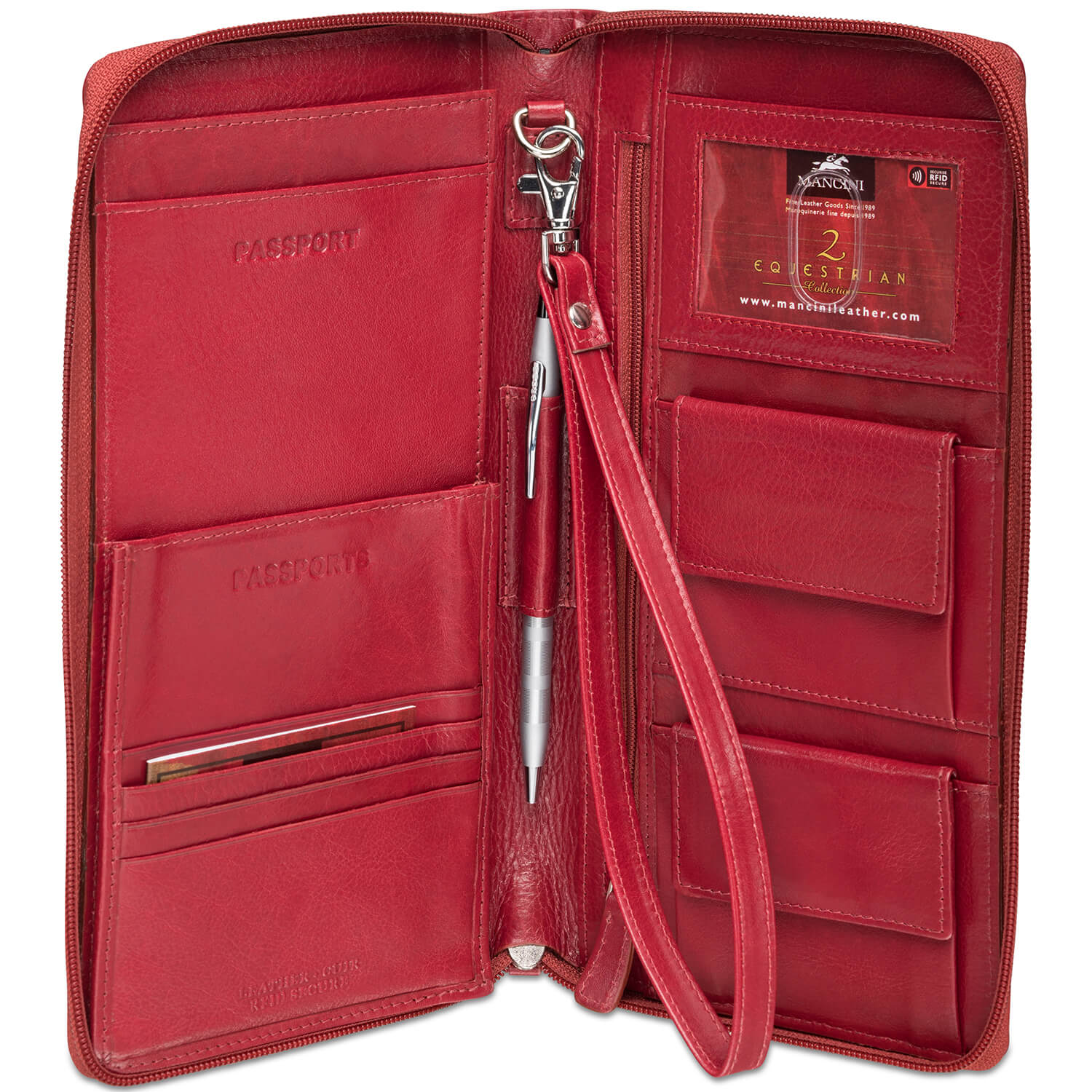 Organisateur de voyage / Passeport de luxe RFID Organisateur de voyage / Passeport de luxe RFID