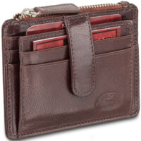 Porte-carte RFID avec pochette monnaie Porte-carte RFID avec pochette monnaie