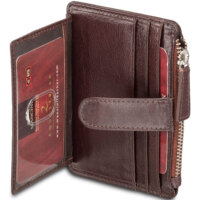 Porte-carte RFID avec pochette monnaie Porte-carte RFID avec pochette monnaie