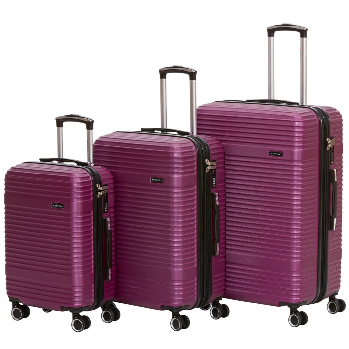 Perth Collection Lightweight Spinner Luggage Set