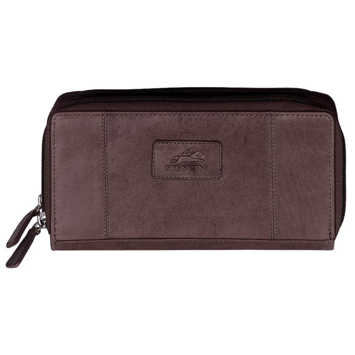 Brown women rfid wallet