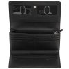 Red Basket Weave Rfid Secure Trifold Wallet