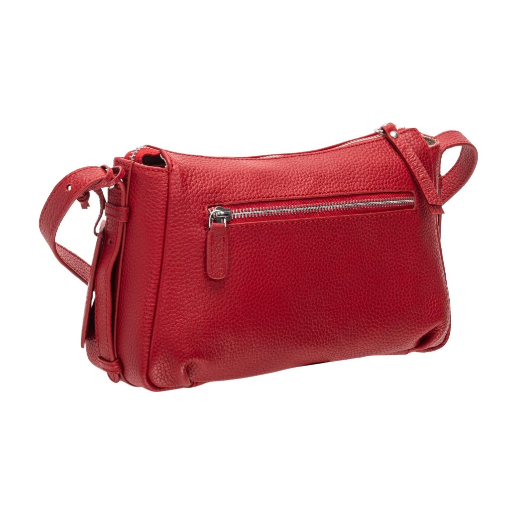 HBP_1064_Red_C Sac messager en cuir pleine fleur
