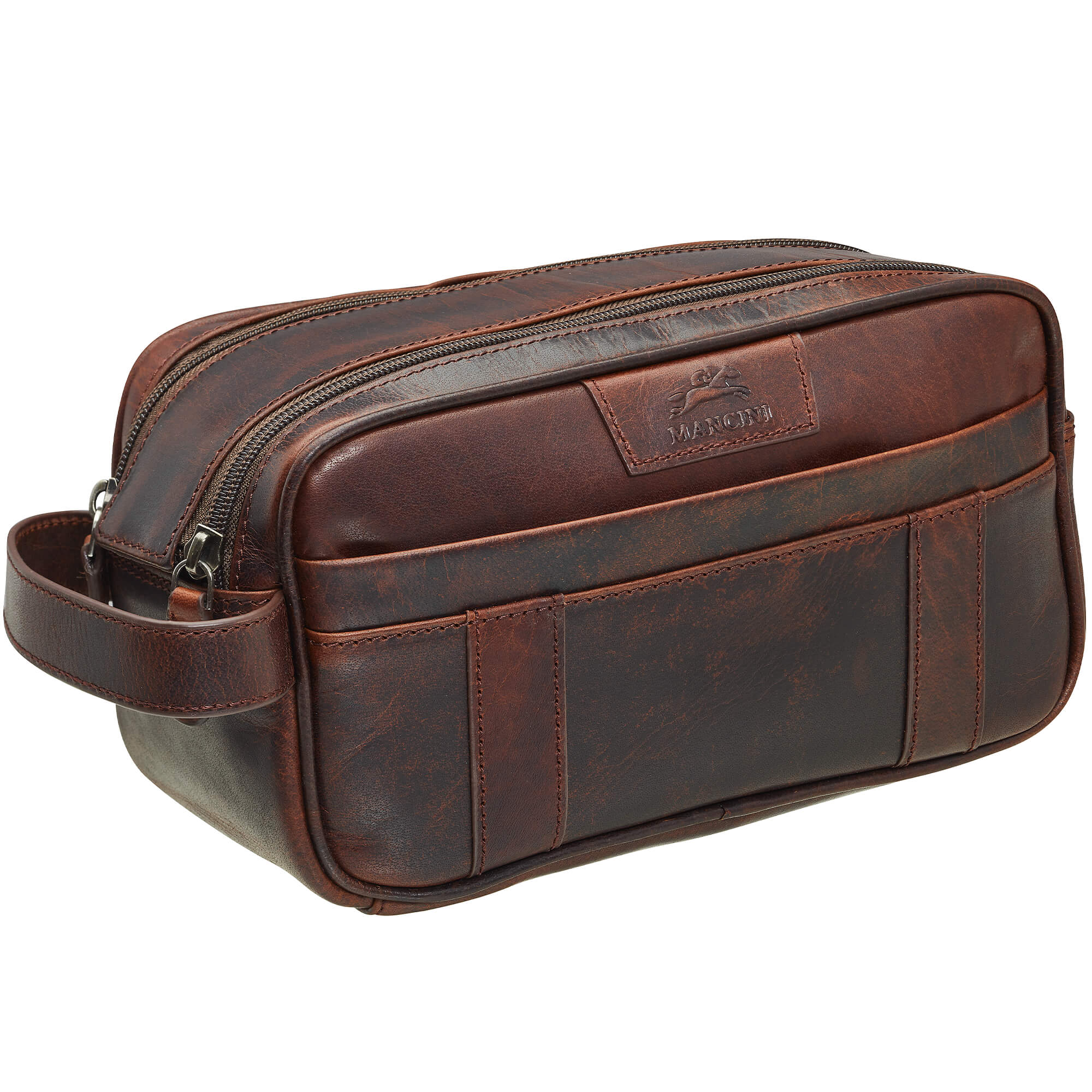 Buffalo Dual Top Zipper Toiletry Bag